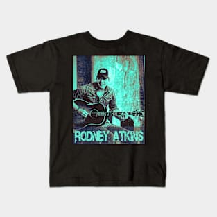 Solarize Illustrations - Rodney Atkins Kids T-Shirt